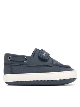 Tommy Hilfiger Halbschuhe Tommy Hilfiger Low Cut Velcro T0B9-34331-0700 Dunkelblau
