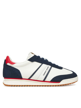 Tommy Jeans Sneakersy Tommy Jeans Tjm Retro Runner Cleated EM0EM01619 Bílá