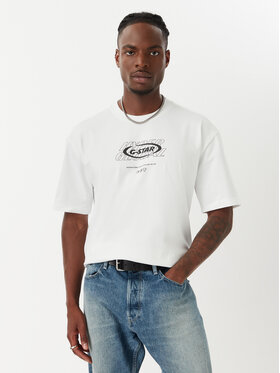 G-Star Raw G-Star Raw Camiseta Hyper D29377-E385 Blanco Relaxed Fit