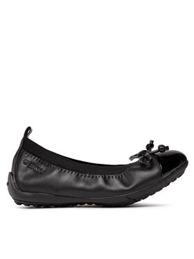 Geox Baleríny Geox J Piuma Bal. F J11B0F 03902 C9999 1 Čierna