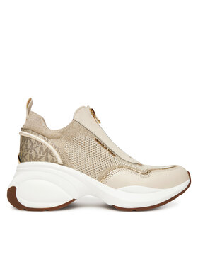 MICHAEL Michael Kors Snīkeri MICHAEL Michael Kors Zuma Mixed-Media Trainer 43F5ZUFP2L Zelta