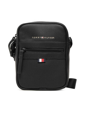 Tommy Hilfiger Мъжка чантичка Tommy Hilfiger Essential Pu Mini Reporter AM0AM09504 Черен