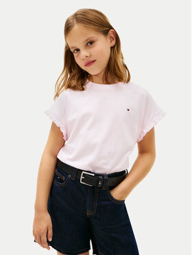 Tommy Hilfiger Tommy Hilfiger Camiseta Essential KG0KG08970 Rosa claro Relaxed Fit