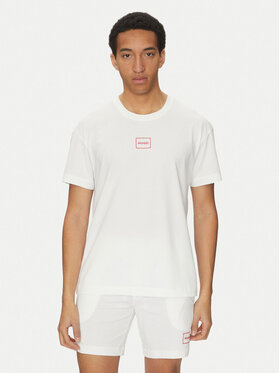 HUGO HUGO Футболка Laze 50525236 Білий Relaxed Fit