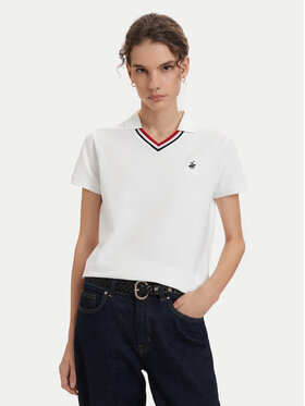 Beverly Hills Polo Club Beverly Hills Polo Club Polo P-SS26W-P2217 Blanco Regular Fit