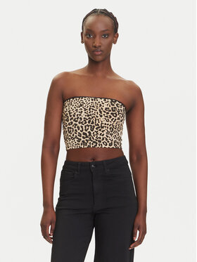 Noisy May Noisy May Top Avery 27034321 Marrone Slim Fit
