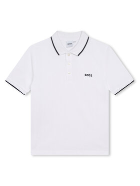 BOSS Boss Поло J25P26 D Білий Regular Fit