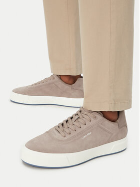 Calvin Klein Сникърси Calvin Klein Basket Cupsole Oxf Lup Hf Su HM0HM02131 Бежов