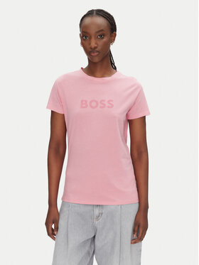BOSS BOSS Футболка C_Elogo_5 50501139 Рожевий Regular Fit