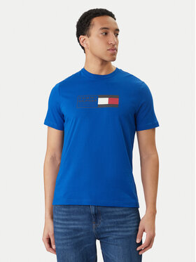 Tommy Hilfiger Tommy Hilfiger Camiseta Brand Love Box MW0MW42366 Azul Regular Fit