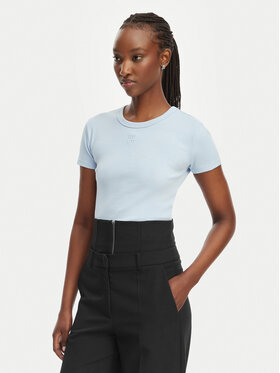 HUGO HUGO Футболка Delanor 50512000 Світло-синій Slim Fit
