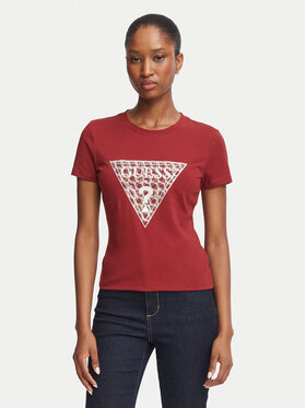 Guess Guess Marškinėliai W6BI61 K7948 Vyšninė Regular Fit