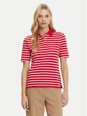 Tommy Hilfiger Tommy Hilfiger Pólóing 1985 WW0WW43224 Piros Regular Fit