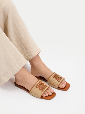 Nine West Şlapi Nine West CEO-SMRL393661 Bej