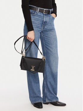 Tommy Hilfiger Geantă Tommy Hilfiger Her Med Crossover AW0AW17726 Negru