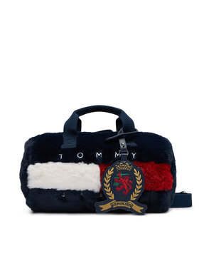 Tommy Jeans Τσάντα Tommy Jeans Tjw Archive Fur Micro Duffle AW0AW19080 Σκούρο μπλε