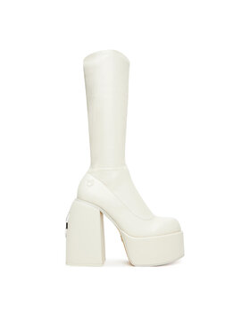 Naked Wolfe Kozačky Naked Wolfe Spice Bílá