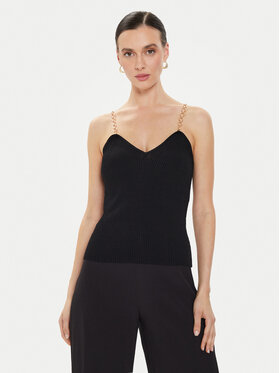 Morgan Morgan Top 241-MUSTO Nero Slim Fit