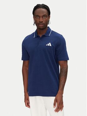 adidas adidas Поло Essentials Small Logo JE9021 Cиній Regular Fit