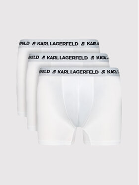 KARL LAGERFELD KARL LAGERFELD Komplet boksaric﻿ Logo Trunks 211M2102 Bela