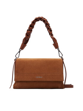 Coccinelle Ročna torba Coccinelle P6P Boheme Suede Bimaterial E1 P6P 12 01 01 Rjava