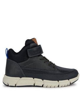 Geox Stiefel Geox J Flexyper Boy J369BA 0CLFU C9999 M Schwarz