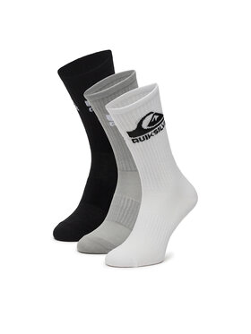 Quiksilver Dlhé ponožky Quiksilver AS_QUIKSILVER_101W_SS25 (3-PACK) Biela