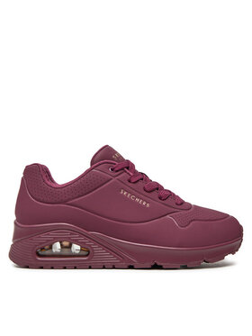 Skechers Sneakersy Skechers Uno Stand On Air 73690/PLUM Bordová