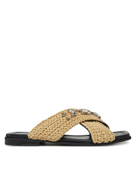 Inuikii Šľapky Inuikii Woven Strap Stones 70104-367 705 Béžová