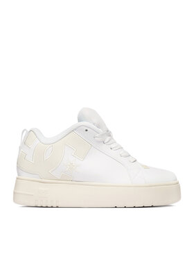 DC Shoes Snīkeri DC Shoes EO-COURT GRAFFIK PLATFORM DC02422102 Balts