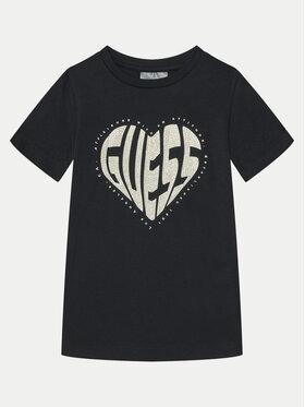 Guess Guess Футболка J5RI46 J1314 Чорний Regular Fit