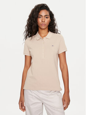 Gant Gant Polo Shield 4200870 Bež Slim Fit