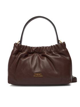Tommy Hilfiger Soma Tommy Hilfiger Soft Leather Mini Crossover AW0AW18306 Brūns