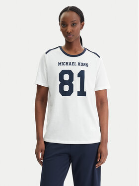 MICHAEL Michael Kors MICHAEL Michael Kors Camiseta MR651WT97J Blanco Relaxed Fit