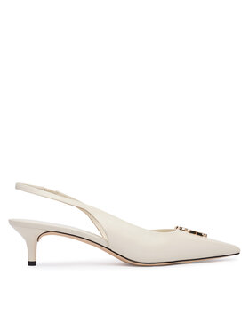 Tory Burch Туфлі Tory Burch Eleanor Slingback 181018 Кремовий
