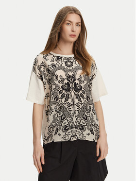 Weekend Max Mara Weekend Max Mara Футболка Pampas 2515941082 Бежевий Relaxed Fit