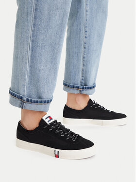 Tommy Jeans Гуменки Tommy Jeans Archive Y2K EN0EN03047 Черен