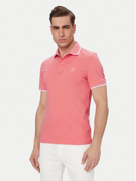 BOSS BOSS Polo Passertip 50507699 Rojo claro Slim Fit