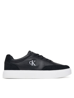 Calvin Klein Tenisice Calvin Klein Classic Cups Oxf Tmb Lth-Su Tc HM0HM02354 Crna