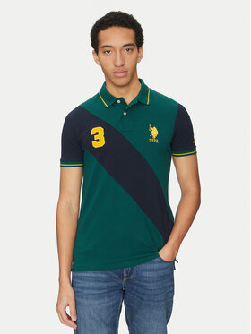 U.S. Polo Assn. U.S. Polo Assn. Поло MUP3996 Зелений Regular Fit