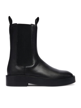 Calvin Klein Klassische Stiefeletten Calvin Klein Convate Welt Chelsea Lth YW0YW01905 Schwarz