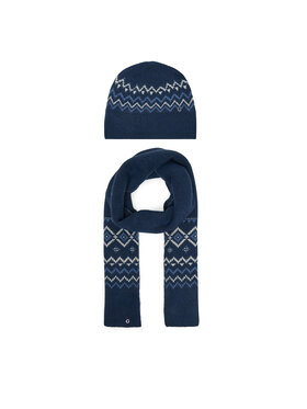 Guess Комплект шал и шапка Guess W5PZ18 Z3LQ0 Тъмносин