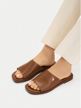 U.S. Polo Assn. Шльопанці U.S. Polo Assn. EO-MARINA003W/6Y1 Коричневий