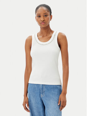 Marella Marella Top Dede 2515941032 Écru Regular Fit