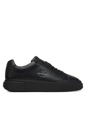 Calvin Klein Sneakersy Calvin Klein Chunky Cupsole Laceup Lth YM0YM01344 Čierna