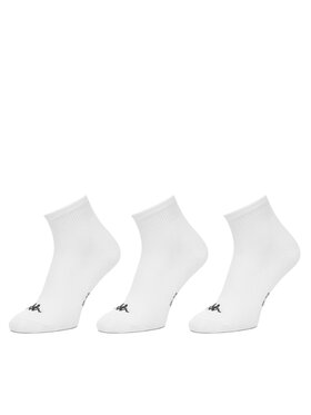 Kappa Dlhé ponožky Kappa KR_FRESH_SS25 (3-PACK) Biela