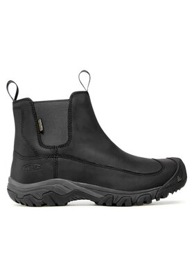Keen Členková obuv s elastickým prvkom Keen Anchorage Boot III WP 1017789 Čierna