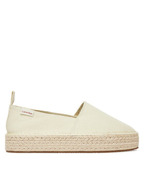 Calvin Klein Jeans Espadrilky Calvin Klein Jeans Platform Espadrille Ml Cs YW0YW01871 Béžová