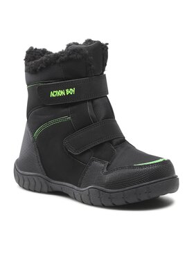 Action Boy Kozačky Action Boy CMY1073H-01GA Černá