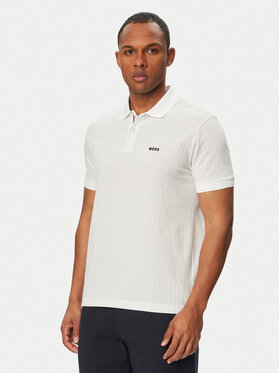 BOSS BOSS Polo Birdie 3 50559355 Blanco Regular Fit